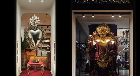 dolce gabbana sacred heart window.